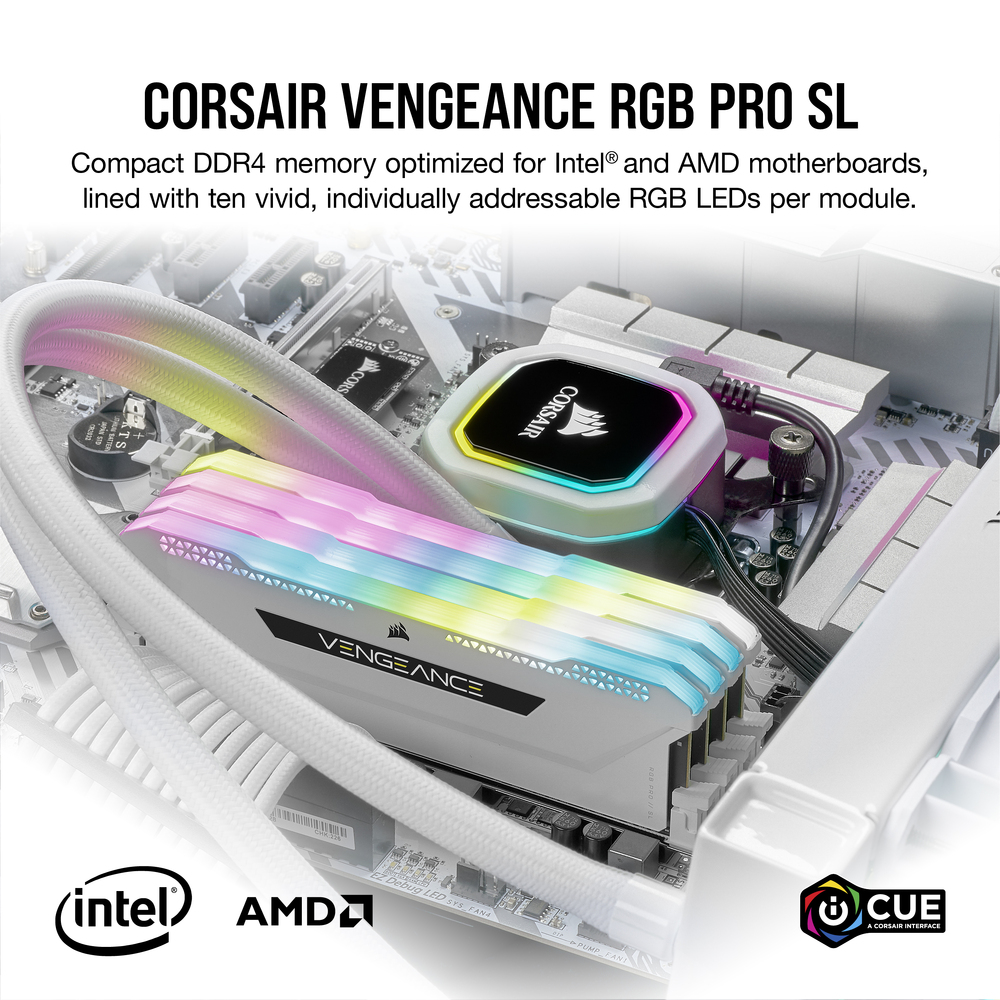 Corsair VENGEANCE RGB PRO 16GB (2x8GB) DDR4 4000 (PC4-32000) C18