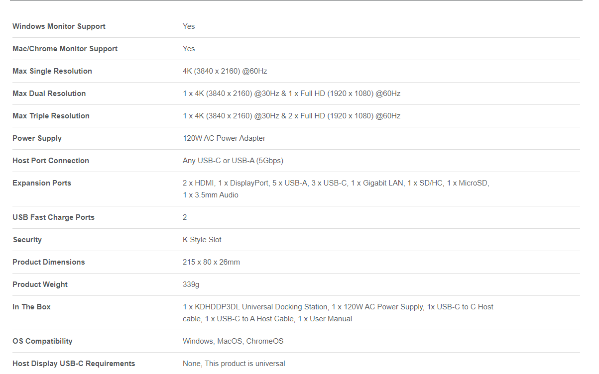 KDHDDP3DL specs