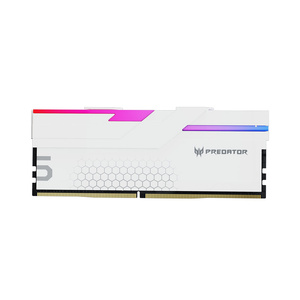 Predator Hermes RGB 32GB (2x 16GB) DDR5 6400MHz CL32 Desktop Memory - White