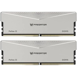 PREDATOR PALLASII DDR5 32GB (2x 16GB) DDR5 6000MHz CL32 Desktop Memory - Silver