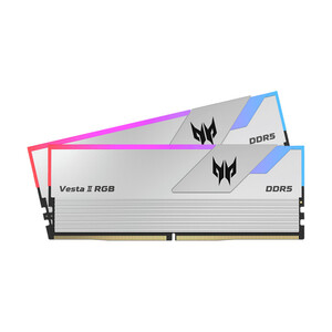 Predator Vesta II RGB 32GB (2x 16GB) DDR5 6000MHz CL32 Desktop Memory - Silver