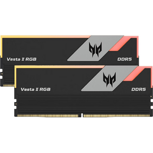 Predator Vesta II RGB 32GB (2x 16GB) DDR5 6400MHz CL32 Desktop Memory - Black