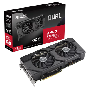 ASUS Radeon DUAL RX7700 XT 12GB GDDR6 OC Graphics Card