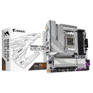 Gigabyte B650M Aorus Elite AX Ice AM5 Motherboard