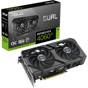 ASUS GeForce DUAL RTX 4060 Ti EVO OC Edition 8GB GDDR6 Graphics Card