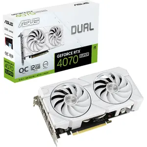 Asus NVIDIA GeForce RTX 4070 EVO 12GB OC - White Graphics Card