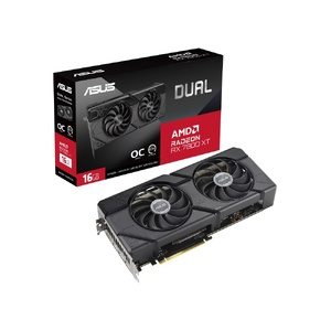 ASUS AMD Radeon DUAL RX 7800 XT GDDR6 16GB OC Edition Graphics Card