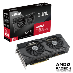 ASUS Dual Radeon RX 7900 GRE 16GB GDDR6 OC Edition Graphics Card