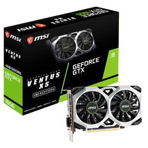 MSI GeForce GTX 1650 D6 VENTUS XS OCV3 Graphics Card