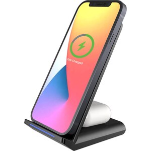 Comsol 15W Wireless Charging Stand with TWS charging