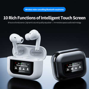 Vitog YW07 Wireless Noise Cancelling Earbuds With Touch Screen - White